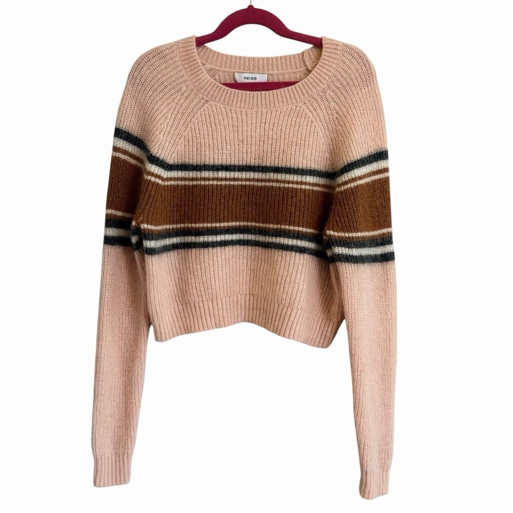 Reiss Kids Girls Wool Mohair Miri Pullover Jumper Sweater Size 11-12Y Loose